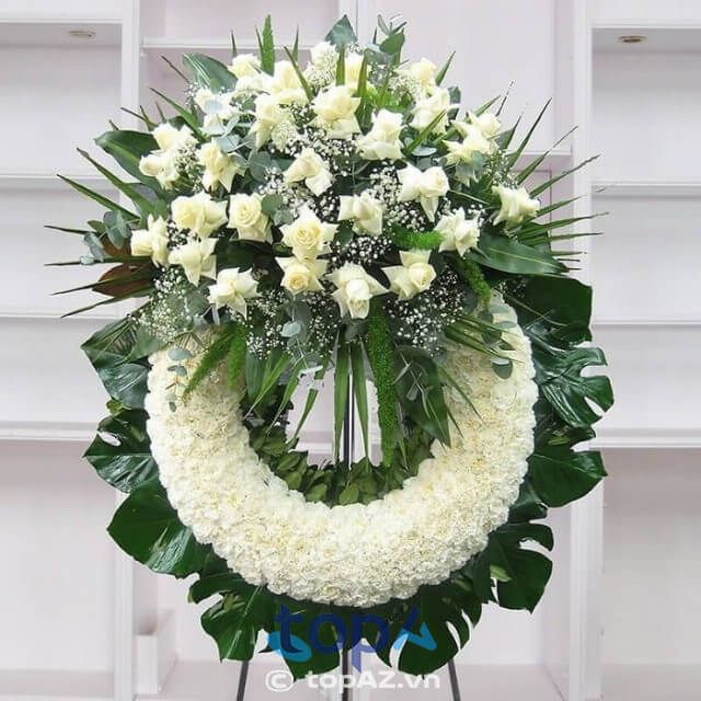 Vòng hoa chia buồn của Hoa tươi Kenbo