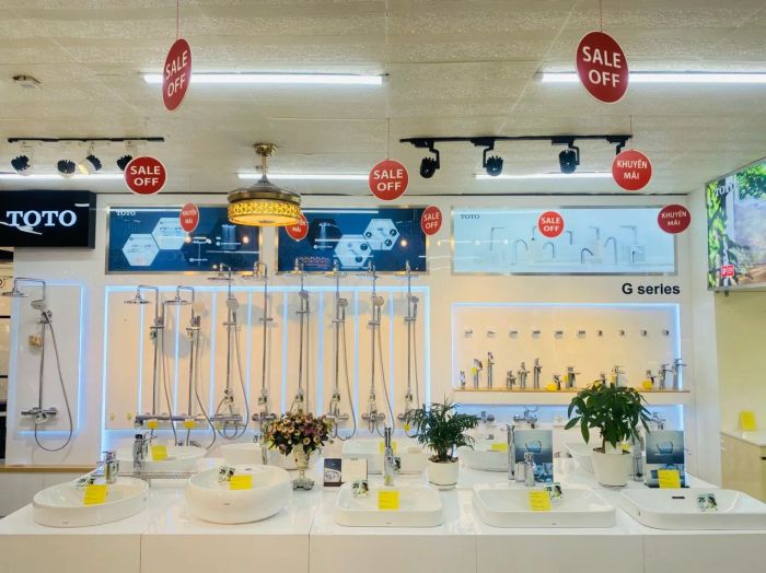 Bộ sưu tập thiết bị vệ sinh cao cấp tại TOTO AN PHÁT