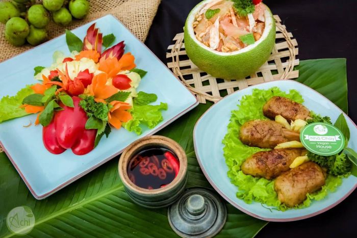Không gian xanh mát tại Nhà chay Achi