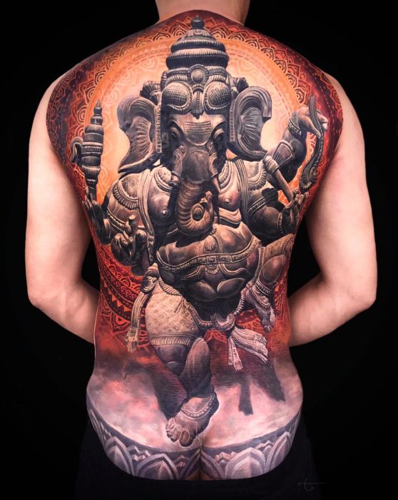 Tác phẩm nghệ thuật tại Tú Đen Tattoo