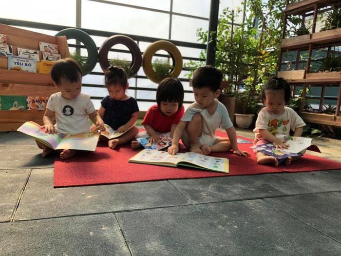 Góc học tập sáng tạo tại Peace Montessori