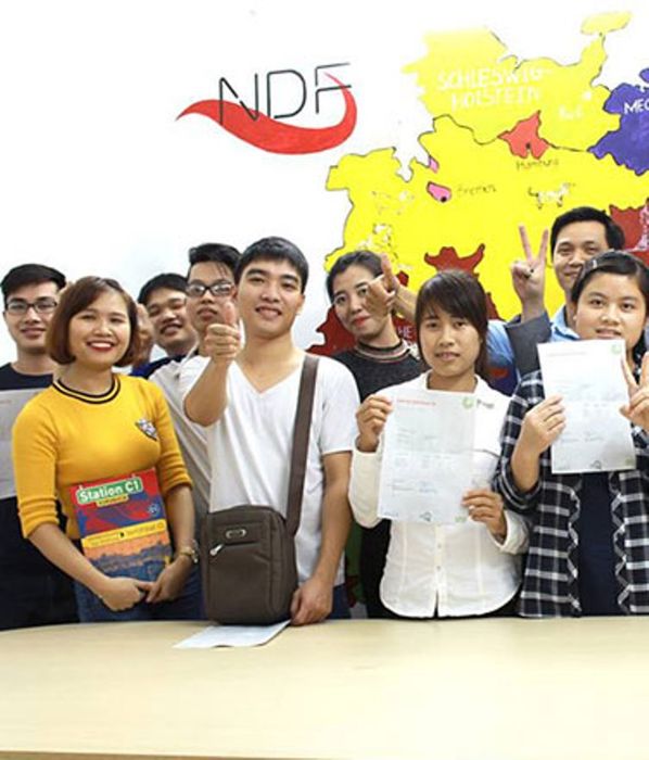 Không gian học tập chuyên nghiệp tại Trung tâm tiếng Đức NDF
