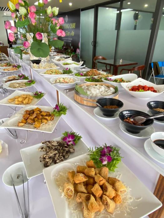 Bữa tiệc buffet chay tại Thiện Tâm An