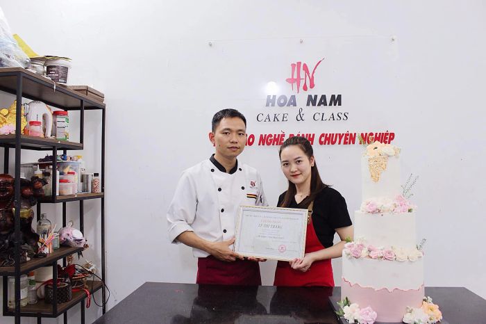 Hình ảnh lớp học Dạy Làm Bánh Hoa Nam 1