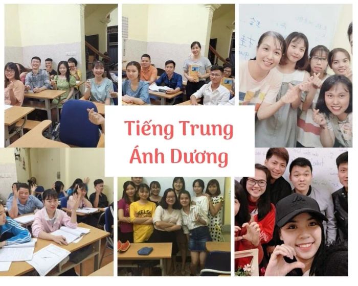 Không gian học tập tại Trung tâm Tiếng Trung Ánh Dương