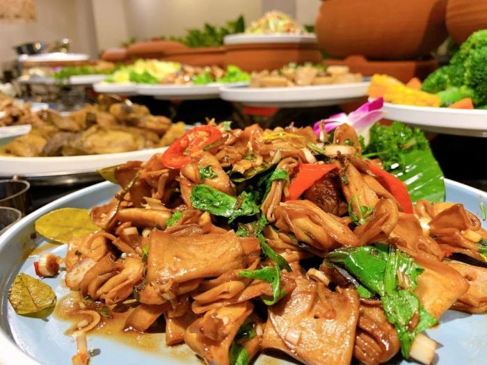 Không gian ấm cúng tại Love Vegan - Buffet Chay