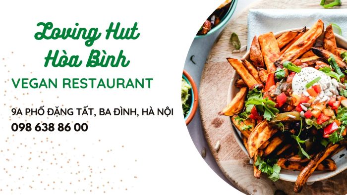 Không gian ấm cúng tại Loving Hut Hoà Bình qua góc nhìn nghệ thuật