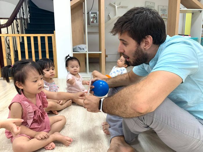 Góc sáng tạo nghệ thuật tại Colourful House Montessori