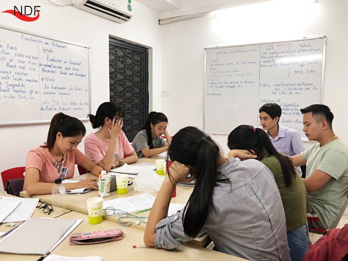 Hoạt động giảng dạy sôi nổi tại Trung tâm tiếng Đức NDF