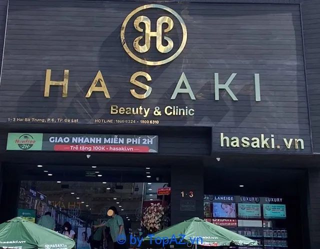 Hasaki là một trong những shop mỹ phẩm tại TP Đà Lạt được yêu thích nhất nhờ vào chất lượng sản phẩm và dịch vụ chăm sóc khách hàng tận tình.