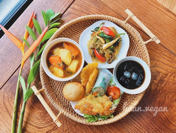 Góc thưởng thức ẩm thực thanh tịnh tại Haan Vegan