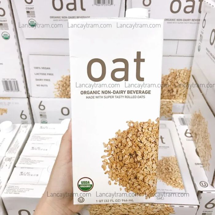 Hình ảnh hộp Sữa Yến Mạch Oat Organic nguyên seal