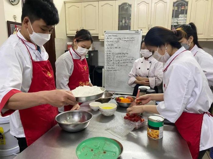 Hình ảnh lớp học Trung tâm Sao Mai 2