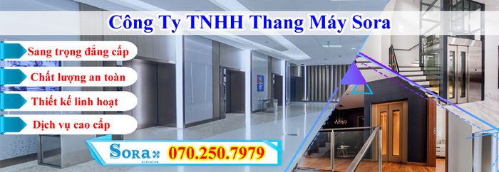 Hình ảnh thực tế công trình thang máy SORA