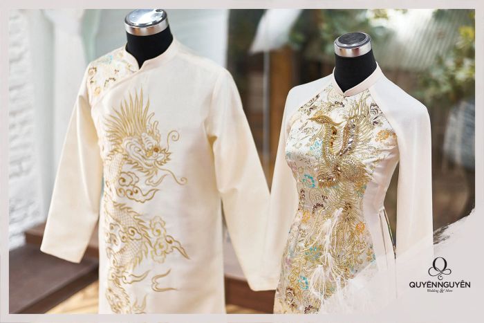 BST áo dài cưới sang trọng từ Quyên Nguyễn