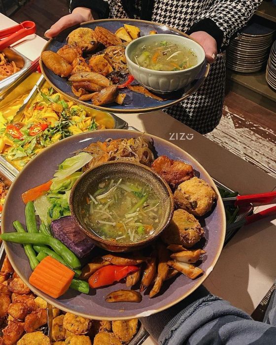 Không gian ấm cúng tại Veggie Castle