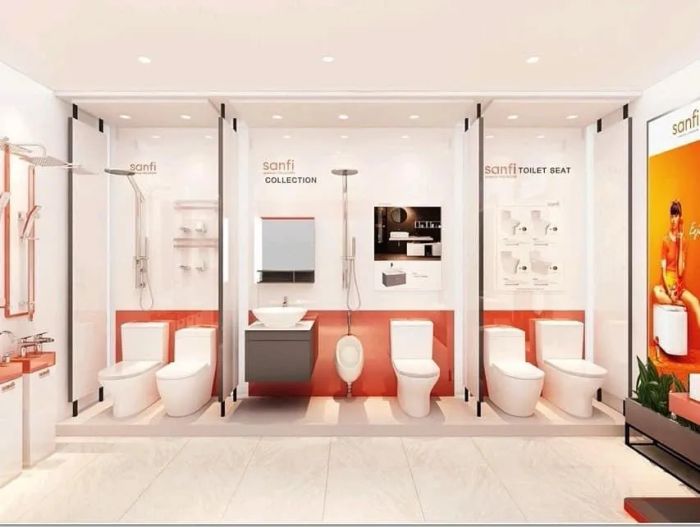 Bộ sưu tập sản phẩm cao cấp tại showroom Cường Quốc