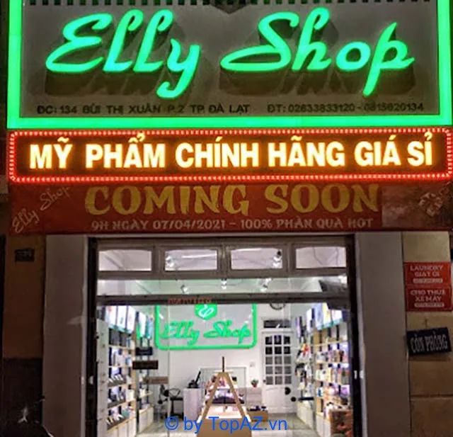 Cửa hàng mỹ phẩm chính hãng tại TP. Đà Lạt