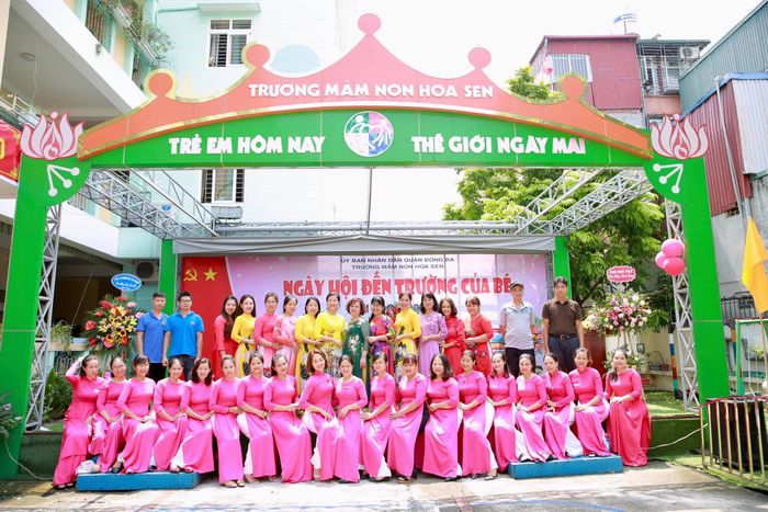 Góc vui chơi sáng tạo của các bé Mầm Non Hoa Sen