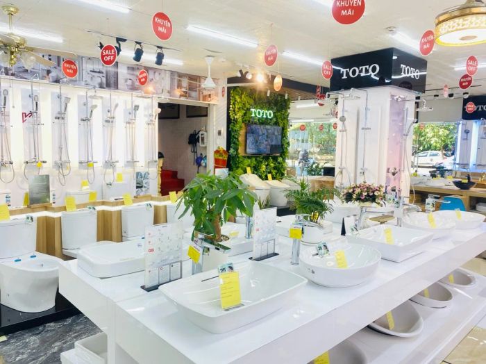 Không gian trưng bày sang trọng tại TOTO AN PHÁT