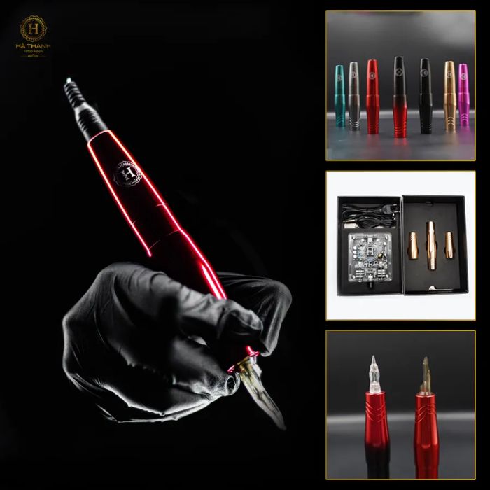 Bộ sưu tập thiết bị phun xăm chính hãng tại Hà Thành Tattoo Supply