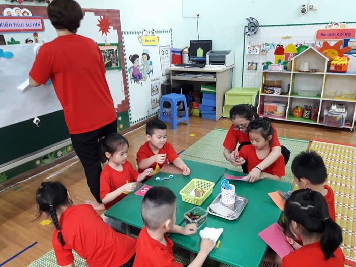 Hình ảnh sinh động về các hoạt động giáo dục tại Trường Mẫu giáo Hoa Hồng - Nơi ươm mầm sáng tạo