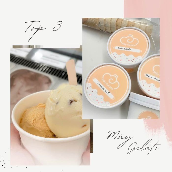 Những tác phẩm nghệ thuật từ kem tại Mây Gelato