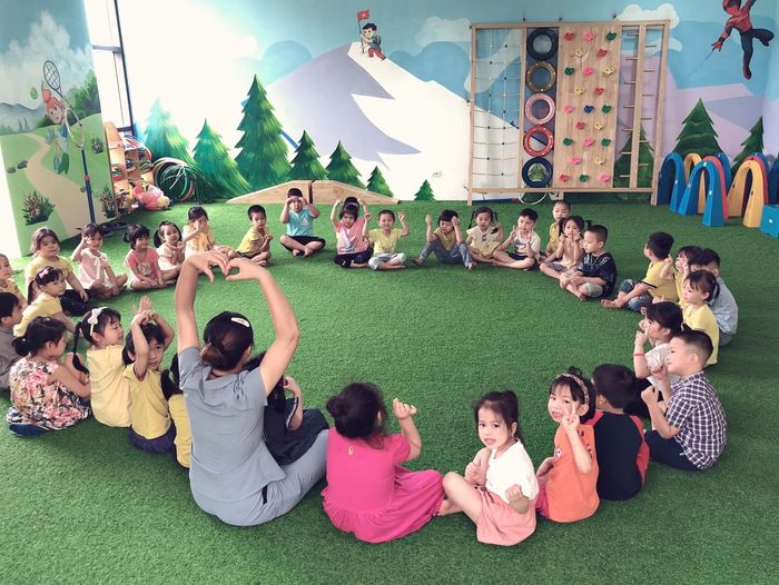 Khu vui chơi sáng tạo tại Trường Mầm non An Khánh B