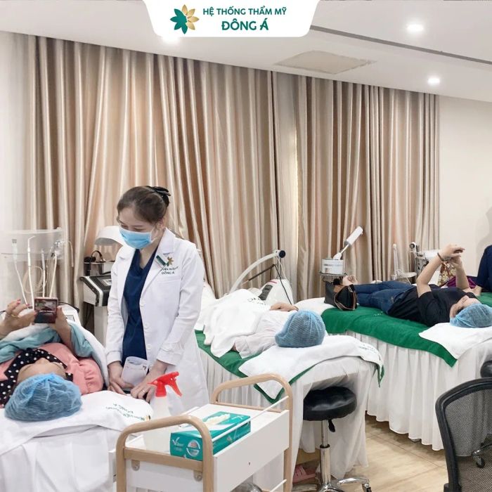 Quy trình trị liệu chuyên nghiệp tại Thẩm Mỹ Viện Đông Á
