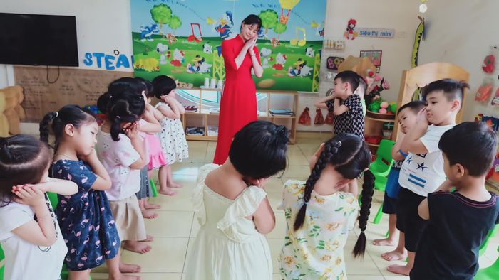 Hình ảnh ấn tượng về Trường Mầm Non B Xã Thanh Liệt - Cơ sở vật chất khang trang với khuôn viên xanh mát, đạt chuẩn quốc gia
