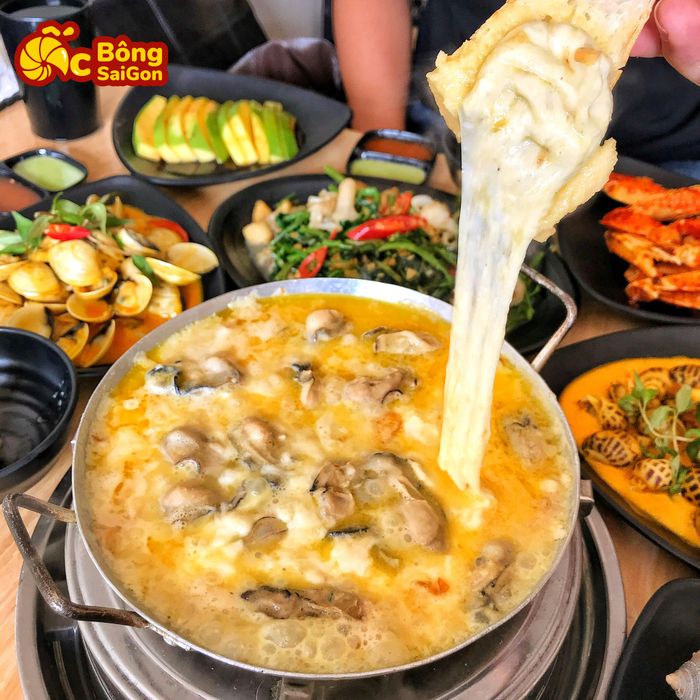 Hàu né phô mai béo ngậy kéo sợi - Món ngon khó cưỡng