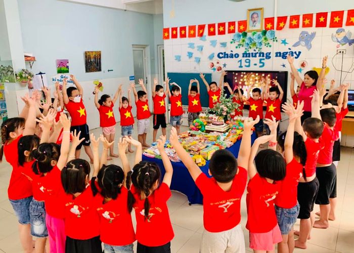 Ảnh chân thực về các hoạt động học tập vui chơi đầy sáng tạo tại Trường Mầm non Hồ Tùng Mậu