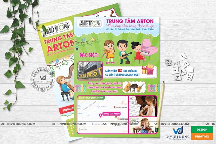 Hình ảnh minh họa chất lượng in ấn từ Việt Dũng