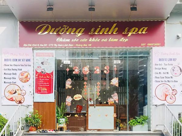 Không gian sang trọng tại Dưỡng Sinh Spa Linh Đàm