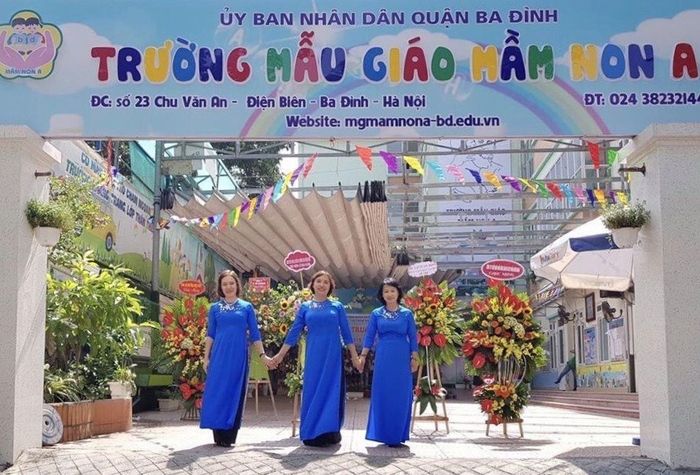 Hình ảnh đầu tiên về Trường Mẫu giáo Mầm Non A - Ngôi trường mang đậm dấu ấn lịch sử giáo dục Thủ đô