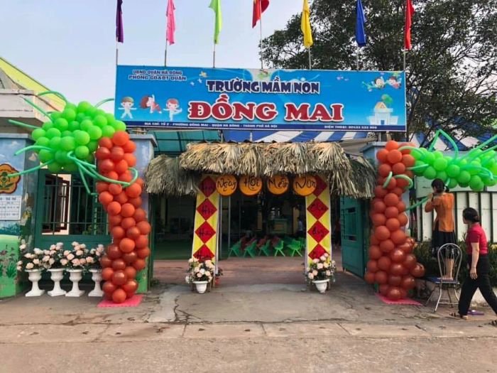 Hình ảnh đầu tiên về Trường Mầm non Đồng Mai - không gian học tập hiện đại và thân thiện