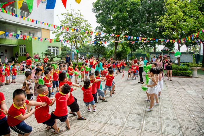 Không gian học tập hiện đại tại Trường Mầm non Ngọc Thụy