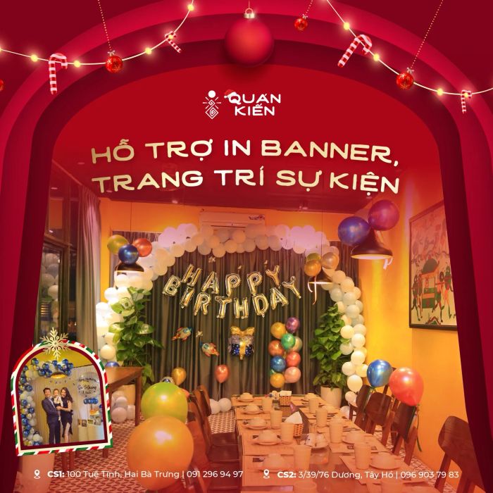 Không gian ấm cúng tại Quán Kiến