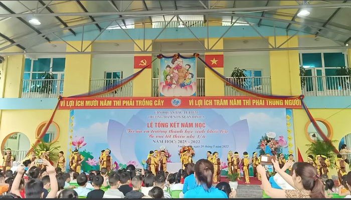 Góc nhìn mới về Trường Mầm non Xuân Đỉnh A qua hình ảnh thứ hai - Không gian học tập sáng tạo, nơi bé thỏa sức khám phá thế giới.