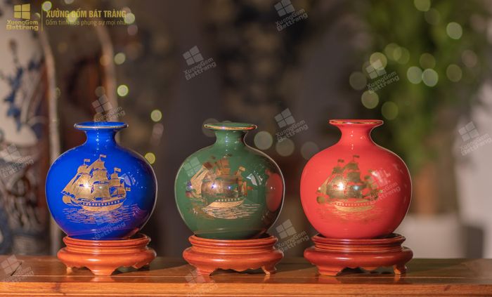 Hình ảnh sản phẩm gốm nghệ thuật tại Xưởng Gốm Bát Tràng