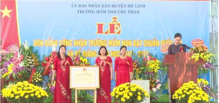 Khoảnh khắc học tập và vui chơi của các bé tại Trường Mầm non Chu Phan
