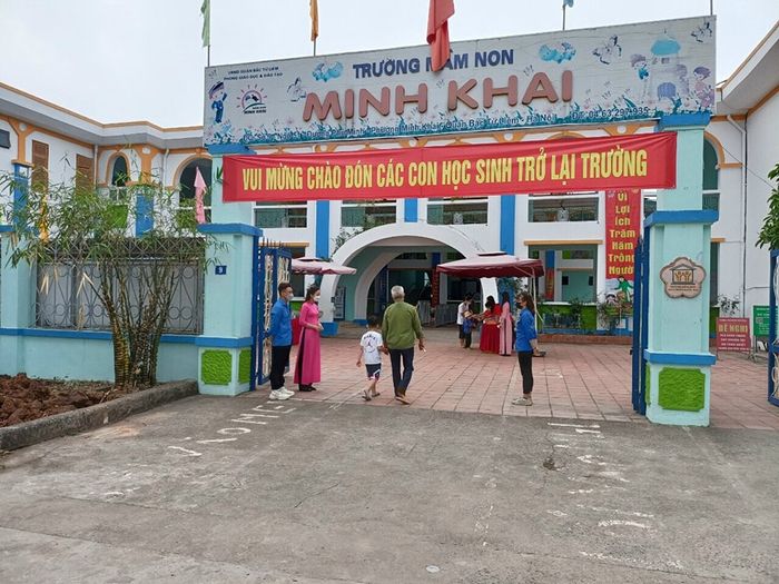 Không gian học tập hiện đại tại Trường Mầm non Minh Khai