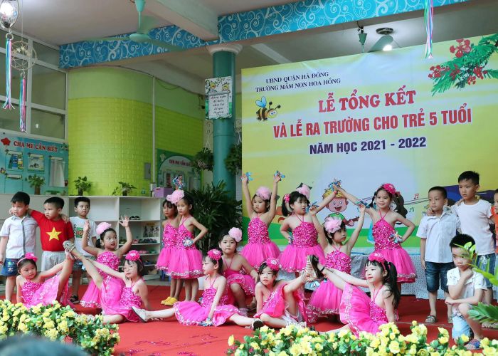 Hình ảnh đầu tiên về Trường Mầm non Hoa Hồng - không gian học tập ấm áp giữa lòng đô thị