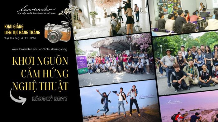 Hình ảnh giới thiệu không gian đào tạo tại Học viện Lavender