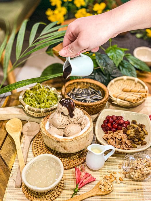 Những tác phẩm nghệ thuật từ kem dừa