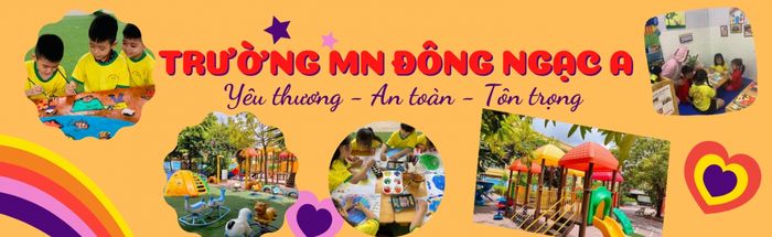 Không gian học tập tại Trường Mầm non Đông Ngạc A