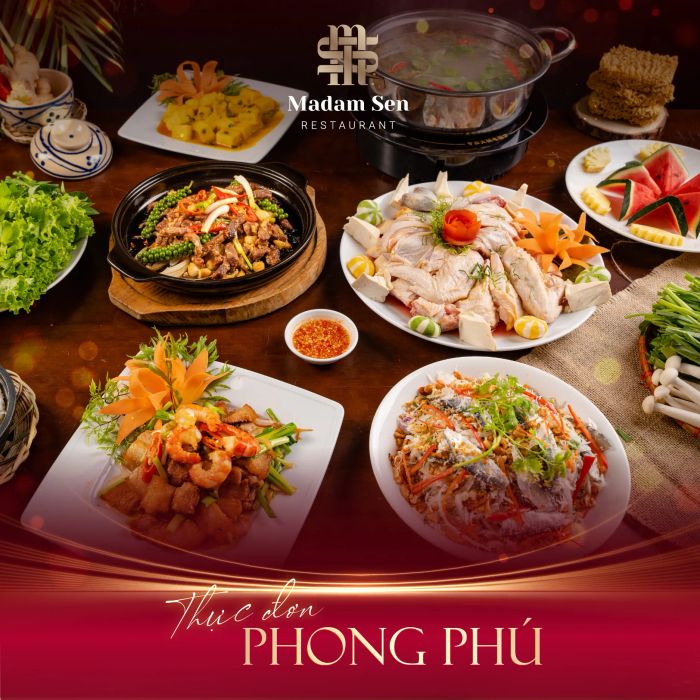 Góc ảnh lãng mạn tại Madam Sen Restaurant