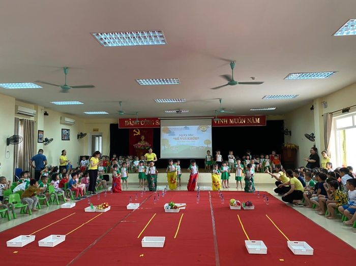 Hình ảnh Trường Mầm non Hoa Mai – Góc nhìn khác về không gian nuôi dưỡng trẻ thơ