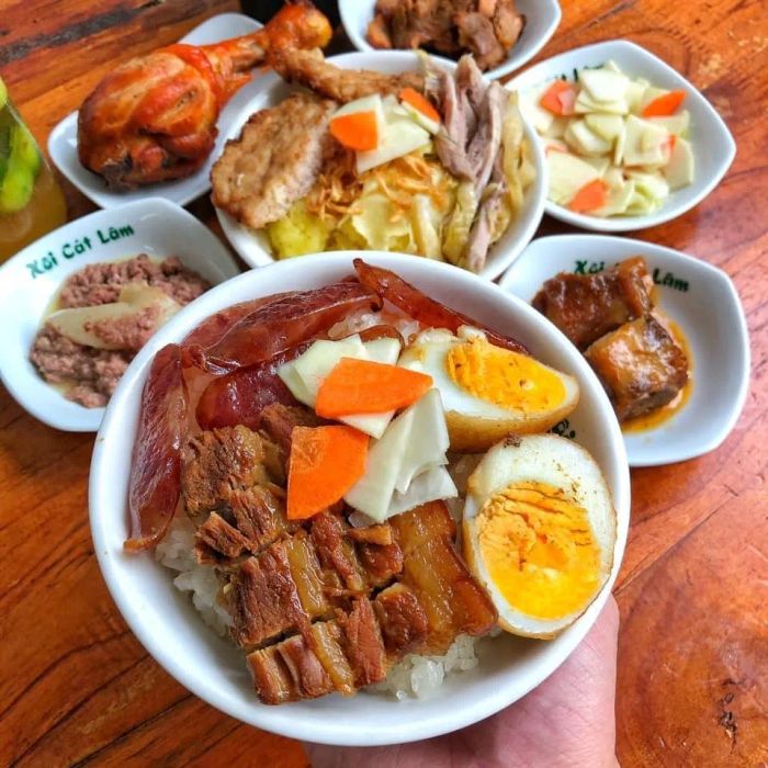 Hình ảnh Xôi Cát Lâm - tinh hoa ẩm thực truyền thống