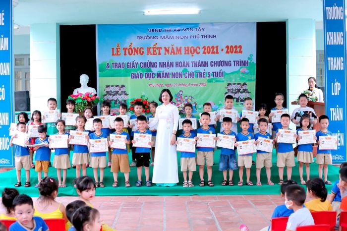 Hình ảnh ấn tượng về cơ sở vật chất hiện đại tại Trường Mầm non Phú Thịnh